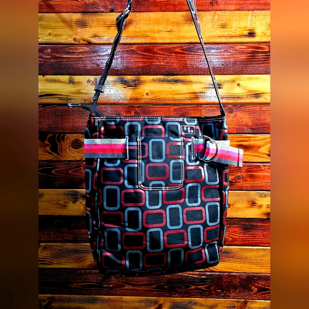 COMING SOON - Geometric Laptop Crossbody Tote 15” Tablet Sleeve Cinch Strap Phon